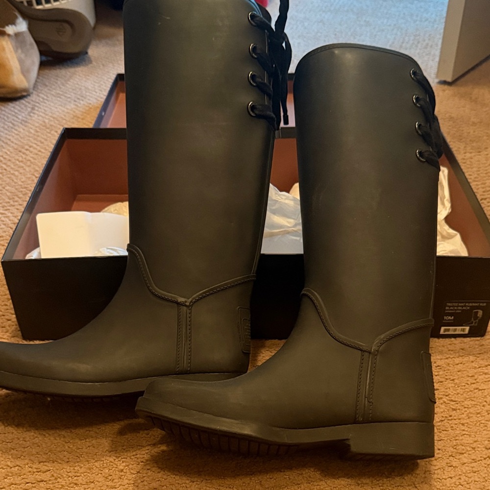 Coach Black Winter & Rain Boots
